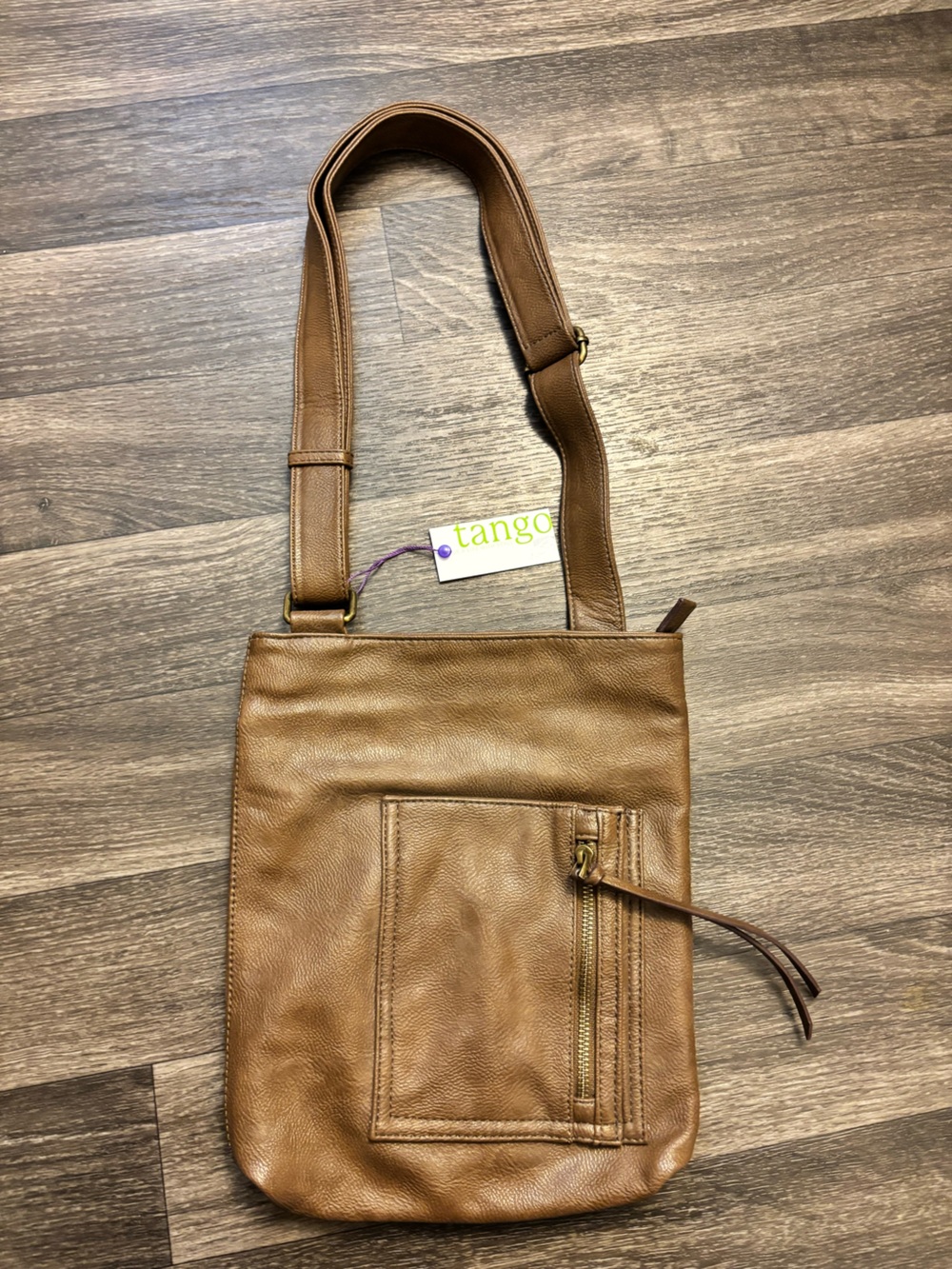 Brown Leather Crossbody Bag